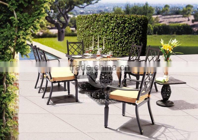 2016 Popular durable patio furniture,royal patio garden furniture,cast aluminium manufacturers