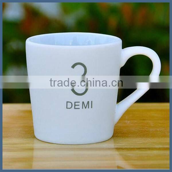 Wholesale ceramic matte demi 3oz starbucks coffee mug