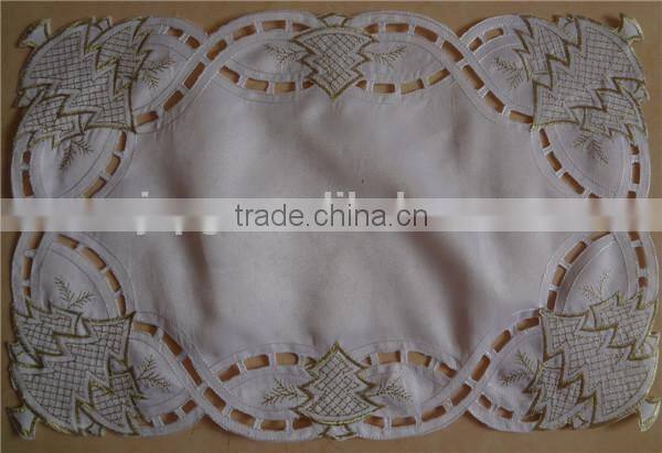 New design embroidered lace table cloth