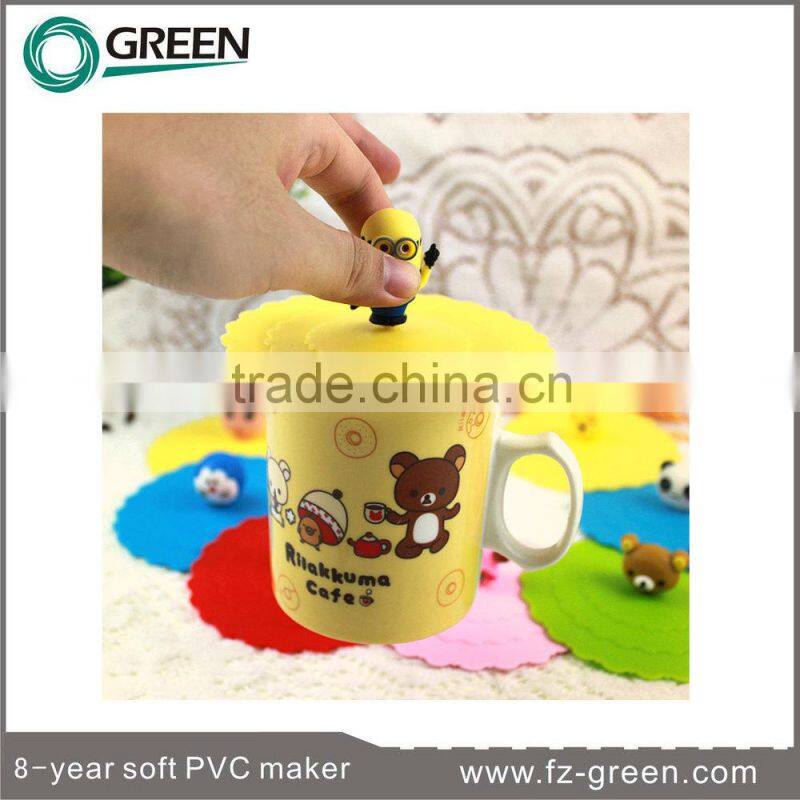 2015 Hot sale flexible 100% non-toxic silicone cup lid