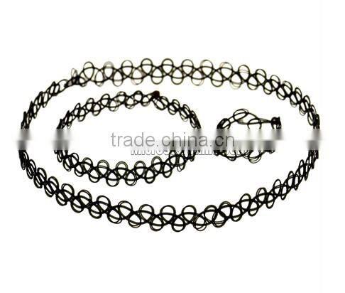 Ebay seller latest in stock popular stretch hot tattoo choker necklace
