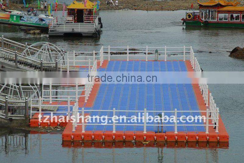 plastic floating platform
