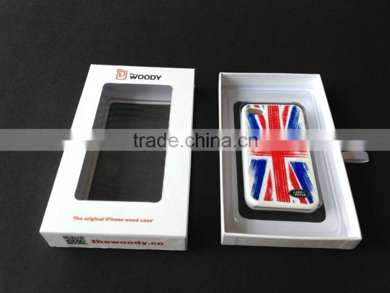SMART PHONE SHELL GIFT PACKAGING BOX / PAPER PACKAGING BOX WITH A CLEAR WINDOW / WHOLESALE SHENZHEN GIFT PACKAGING BOX