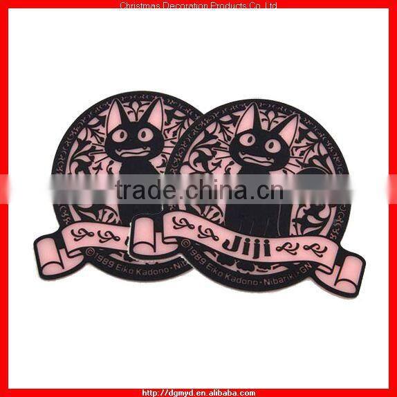 Top grade colorful soft PVC coaster for Promotion (KMS-1945)