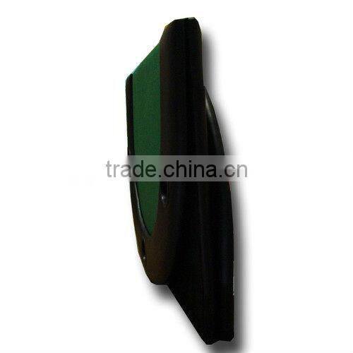 Deluxe Oval Texas Hold'em 10 Player 3 Fold 79 " Inch Poker Table Top w/ Case