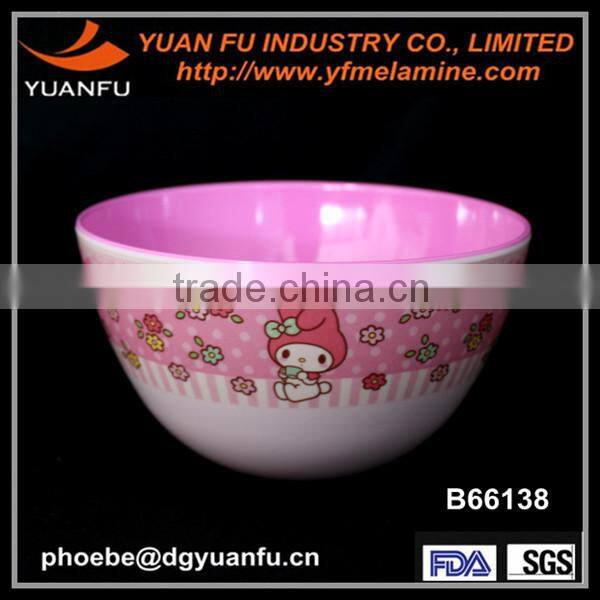 Melamine high quality plastic strawberry shaped bowls
