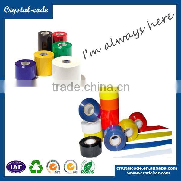 50mm*300m colorful TTP 244 Plus used wax base ribbon