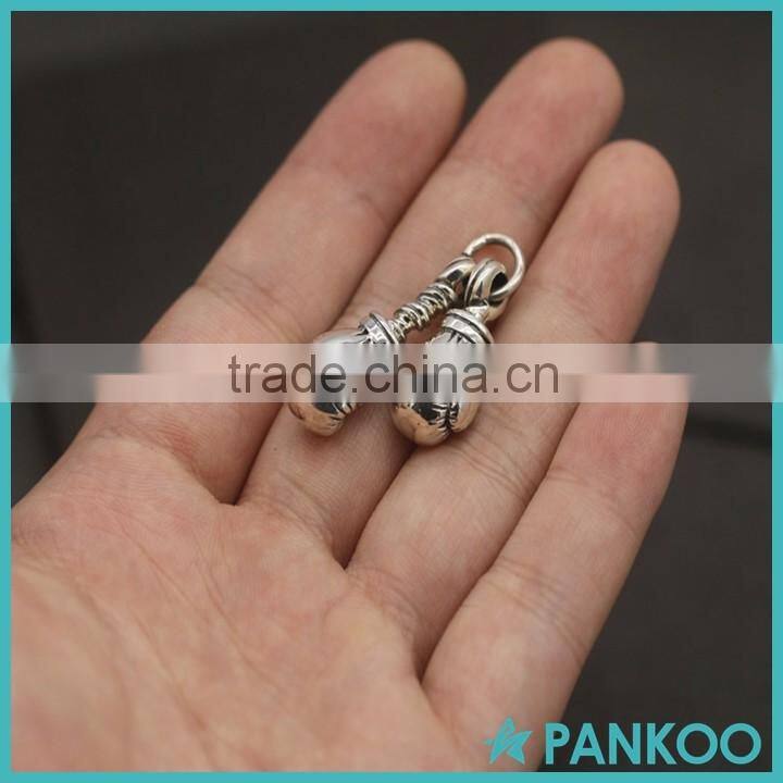 925 Thai silver Punk style pendant,boxing glove pendant,baseball glove pendant