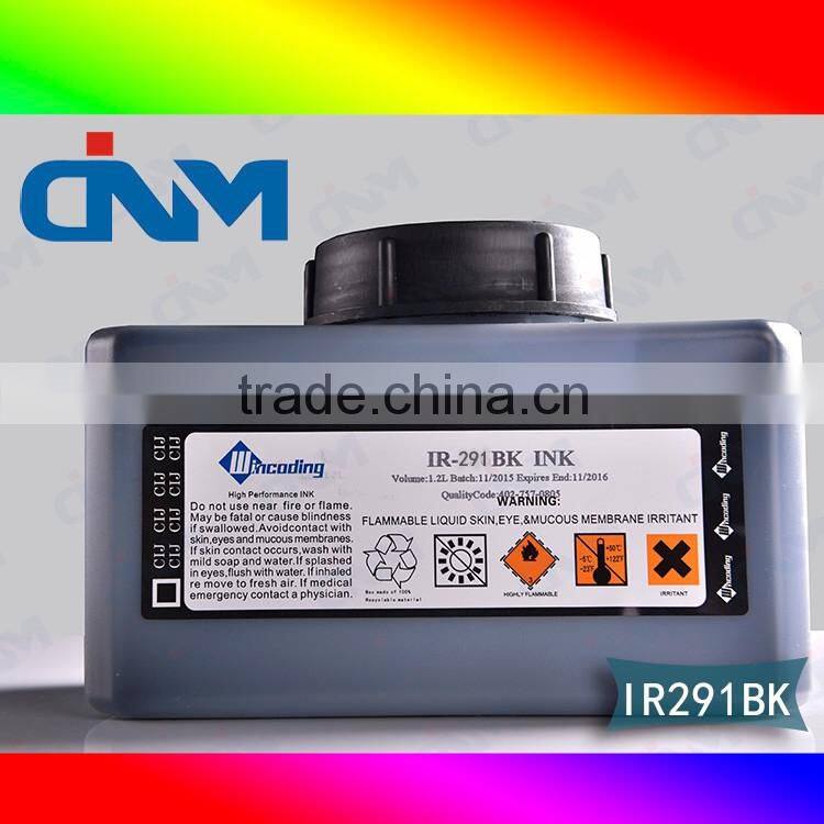 IR291BK Advanced Inkfor Domino cij inkjet printer 1.2L