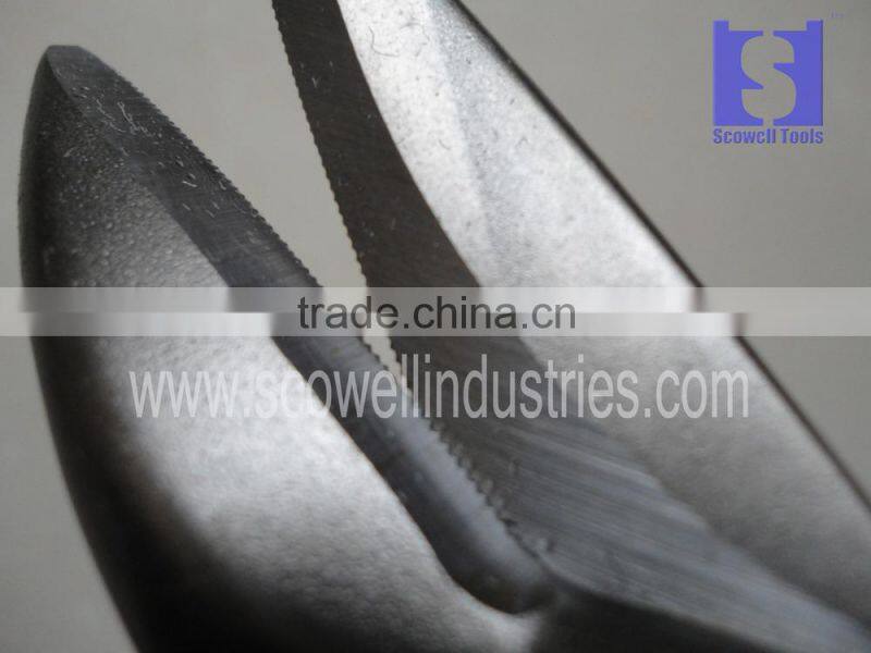 10" American Type Aviation Tinman Snips Straight Cutting Head