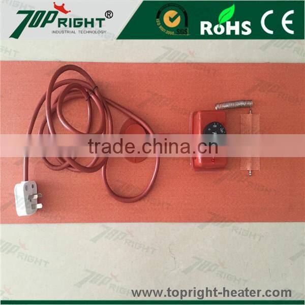 Preheating Devices Electric Silicone Rubber Heater Pad With CE