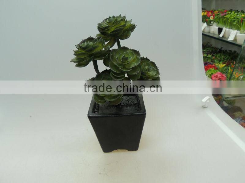 Artificial potted flower plants for home decorating
