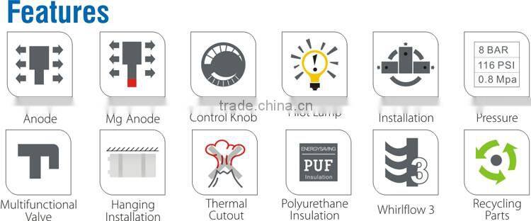 Model design home appliance 80L shower heater