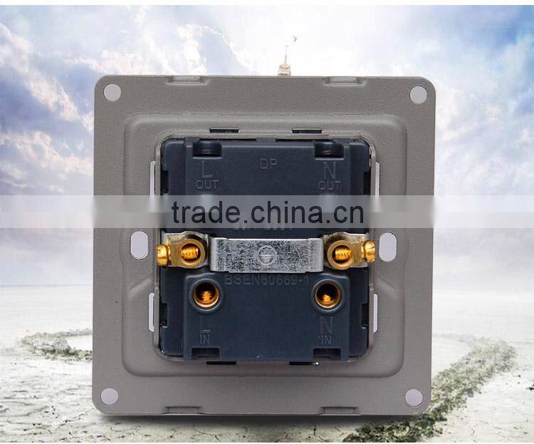 Wall mount water heater electrical power 20A switch socket outlet