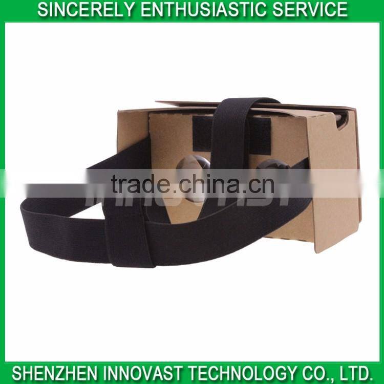 hot trends customized cardboard Google Cardboard Glasses 3d glasses optical lens