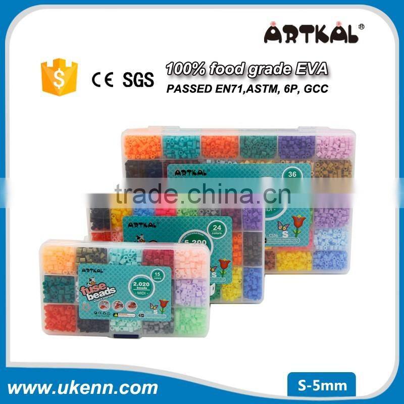 2016 newest EVA plastic original 2.6mm fused perler beads