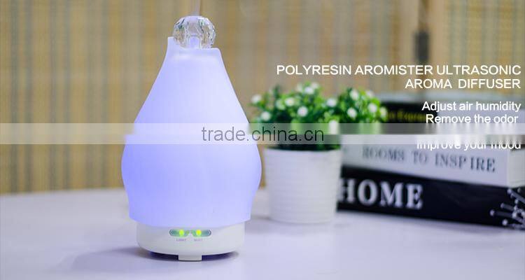 Guangdong manufacture new arriving high-quality Polystone scent oil humidifier ultrasonic/100ml aroma diffuser with timer