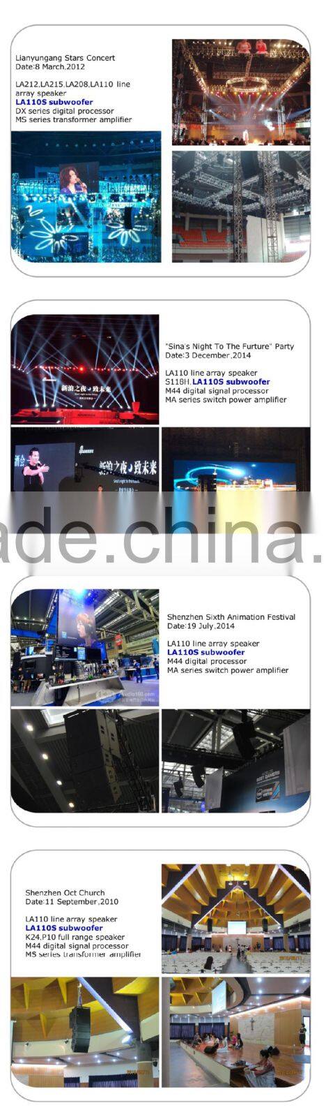 pa neodymium subwoofer speaker system