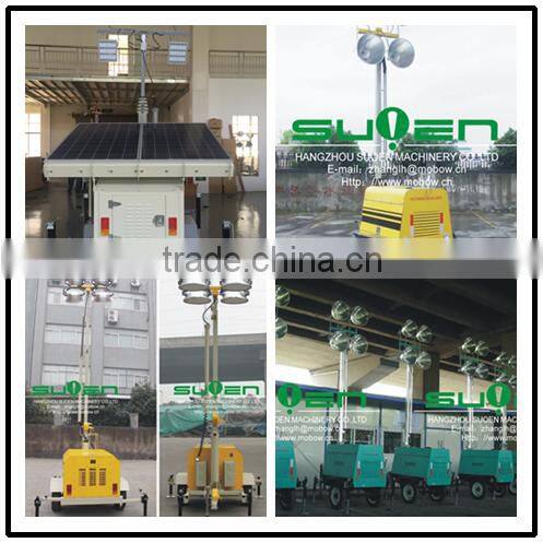 Hot Sale Mobile Light Tower, waterproof blloon light tower. diesel light tower