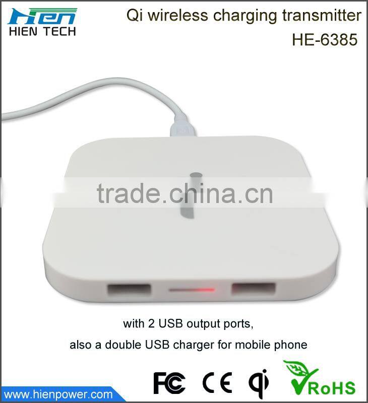 portable cell phone wireless charger for iphone/samsung/blackberry wireless phone charger