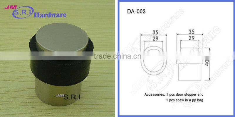European style stop door slamming door stopper with rubber