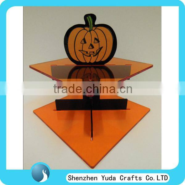 China manufacture acrylic cupcake stand for sale, detachable mirror cake display stand