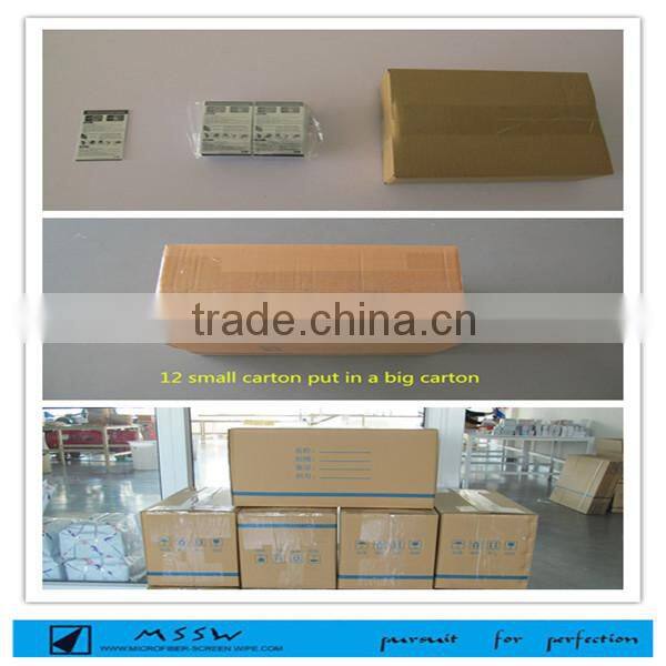 High quality custom logo printed microfiber glasses cleaning cloth