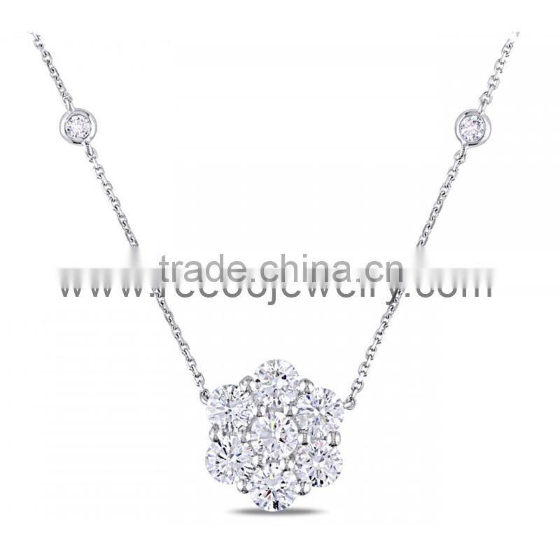 925 Silber Halskette popular silver pendants necklace gemstone