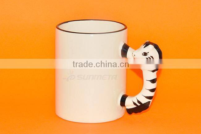 Sunmeta wholesale 11oz eco ceramic sublimation coffee cup(MKB10-30)