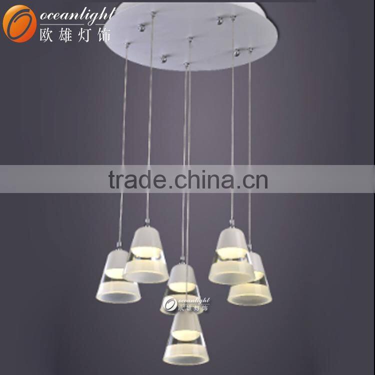 Dinning Pendant Light Cup Pendant Chandelier Acrylic Modern Chandelier OXD9042D-25W