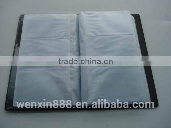 custom PU cover photo album with logo printing