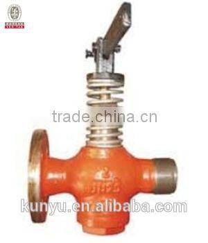 self-closing discharge valve