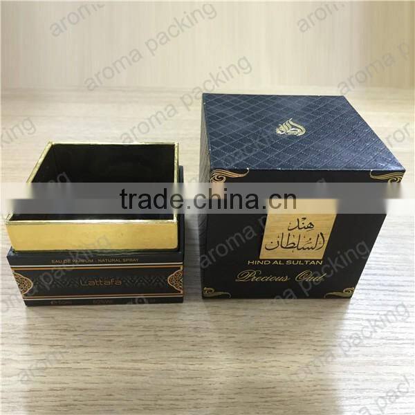 new product custom luxury design cardboard perfume box packaging