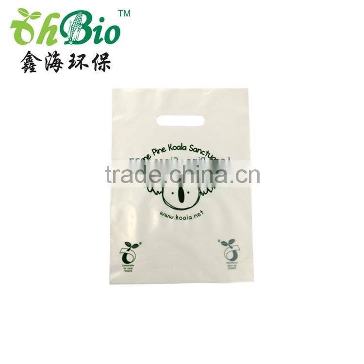 wholesale custom printed biodegradable plastic shopping transparent bags