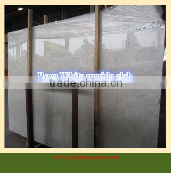 White Rose marble slab