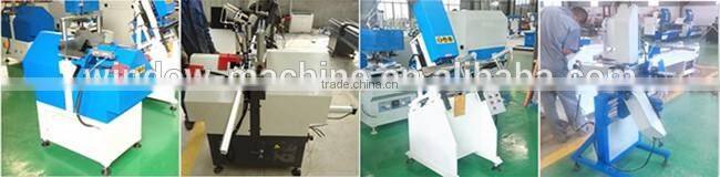 Strong combination PVC window three head welding machine