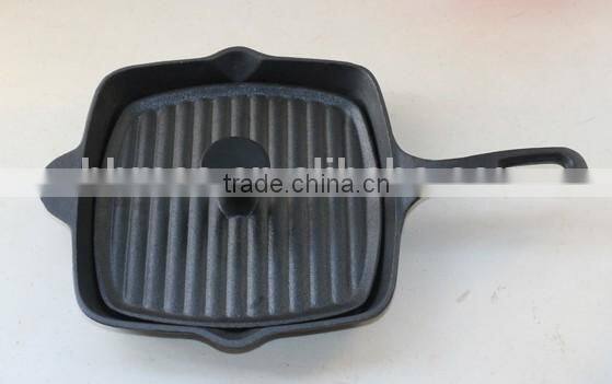 Round bbq grill ,cast iron material,Bakelite handle for sale