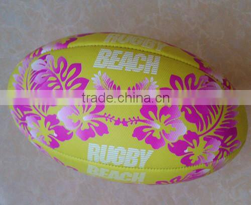 high quality machine stitch official PU rugby ball,custom rugby ball
