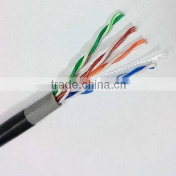 Outdoor cat5 utp LAN cable 100% copper Internet cable water resistant CAT5e Lan cable CE Rohs certified
