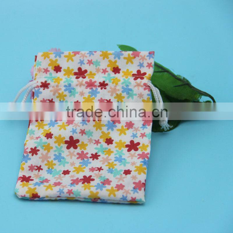 Decorative Custom Drawstring Jewelry Bag