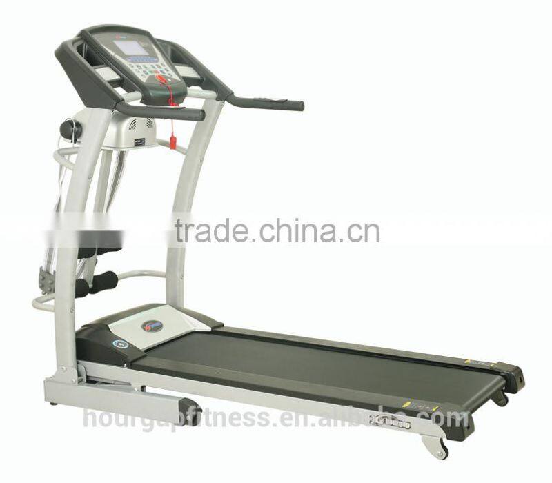 multi-function motorized treadmill,42CM belt/Hourgap fitness