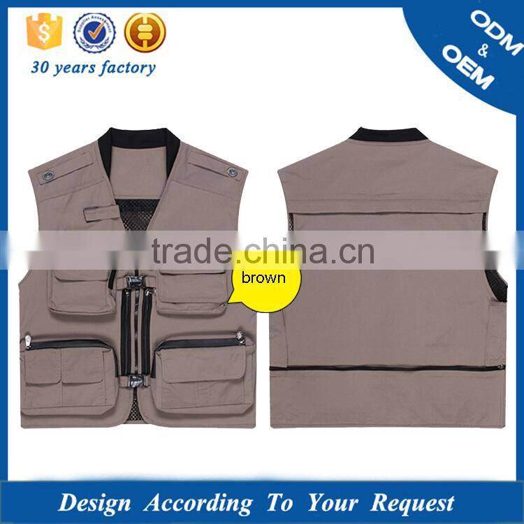 Outdoor quick-drying vest suit men,sport vest for adult