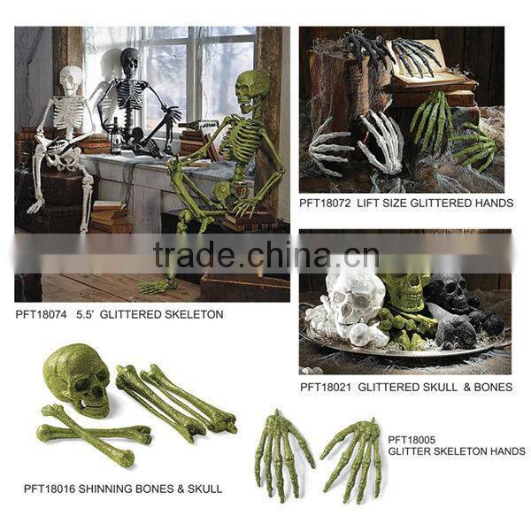 90CM glitter plastic skull