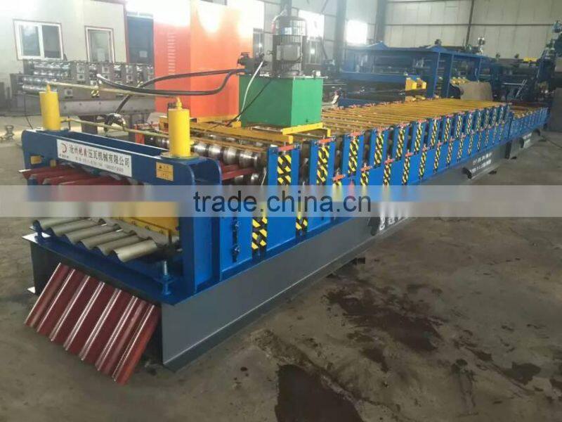 Double Deck Profile Metal Roofing Sheet Making Machine For Sale