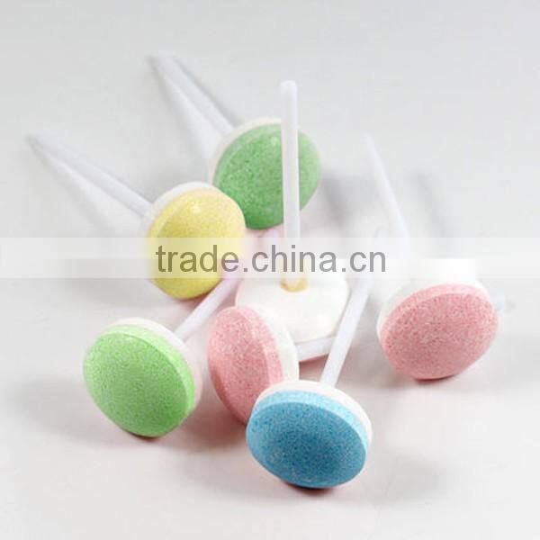 Dual colors compressed powder sugar free lollipop