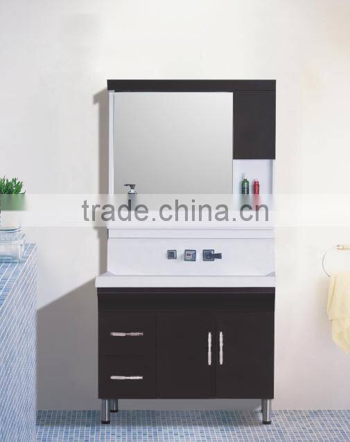 Mirrored Cabinets Type and Solid Wood Carcase Material bathroom furniture