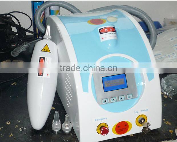 2015Painless treatment yag laser tattoo removal machine
