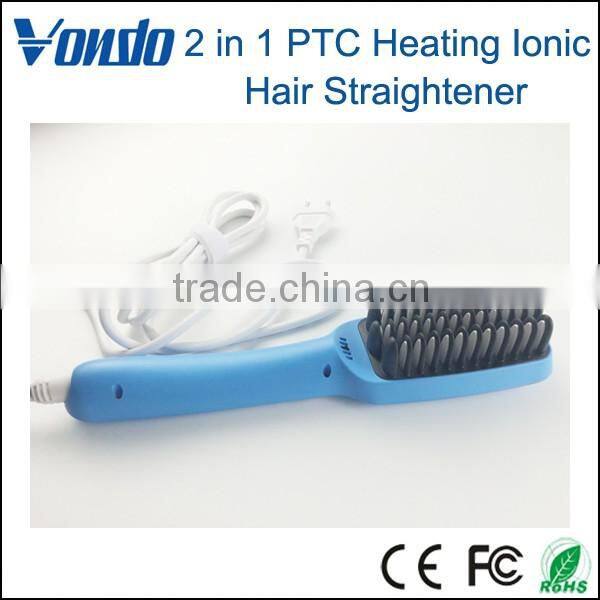 VONDO 2 in 1 PTC Heating Ionic Hair Straightener