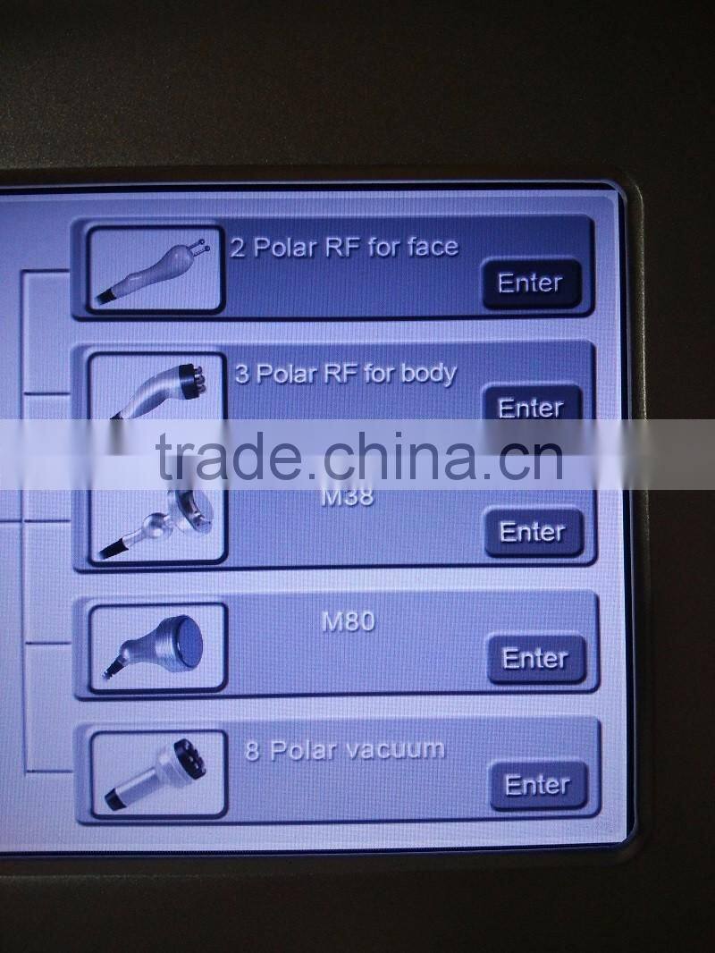 RU+5 Fat explosion Miltipolar RF Radio Frequency Ultrasonic Vacuum Cavi Lipo Machine cavitation vacuum
