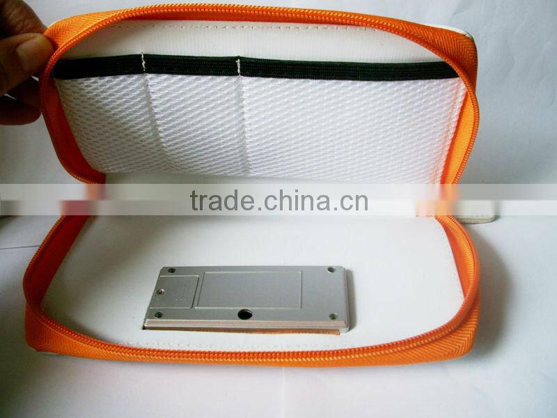 promotional item solar electronic pencil case calculator bag purse calculator